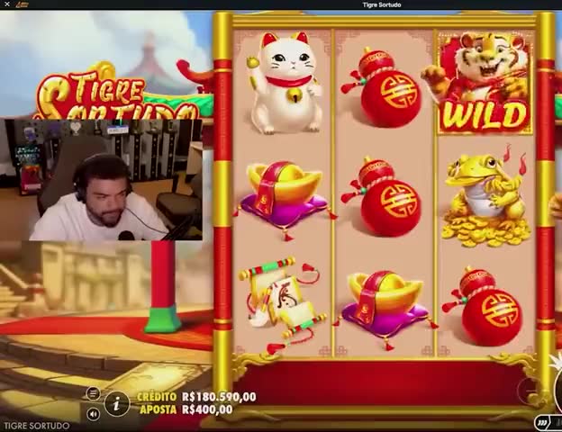 Sessão de slots ao vivo