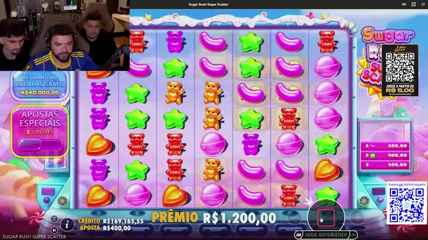 Live de cassino do Luquet4